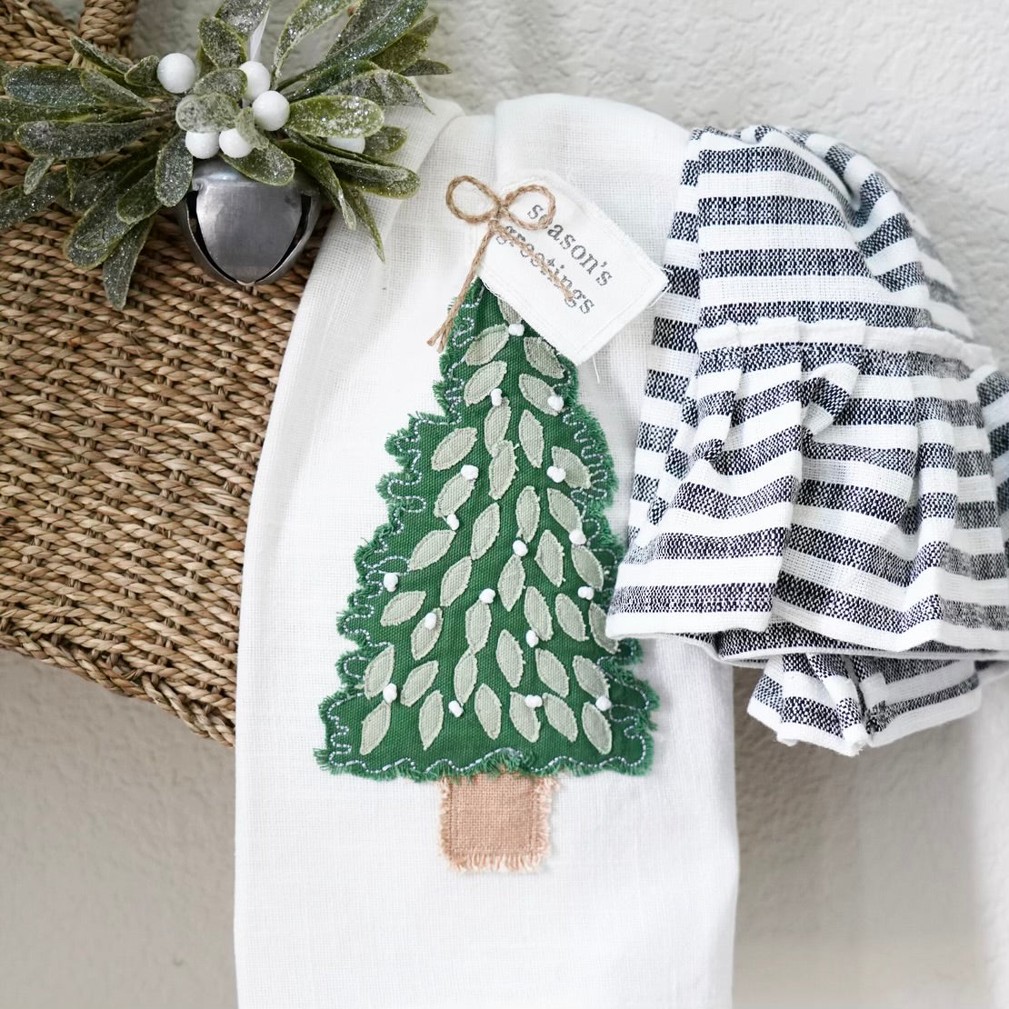 Christmas Tree Holiday Tea Towel