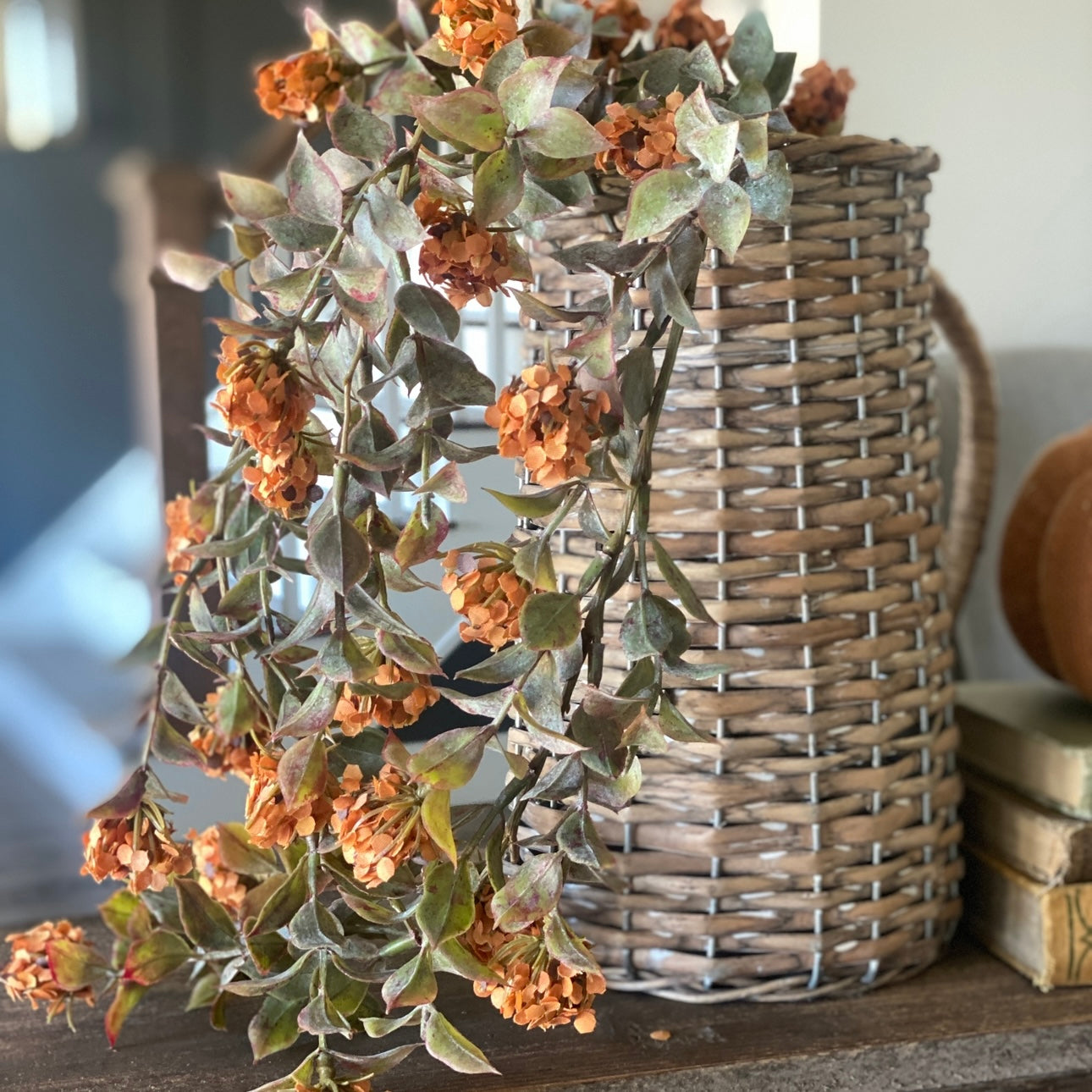 Late Bloomer Draping Orange Vine