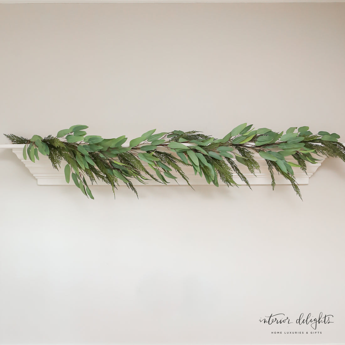 6ft Cedar Eucalyptus Garland-Single, Set of 3 or Set of 6