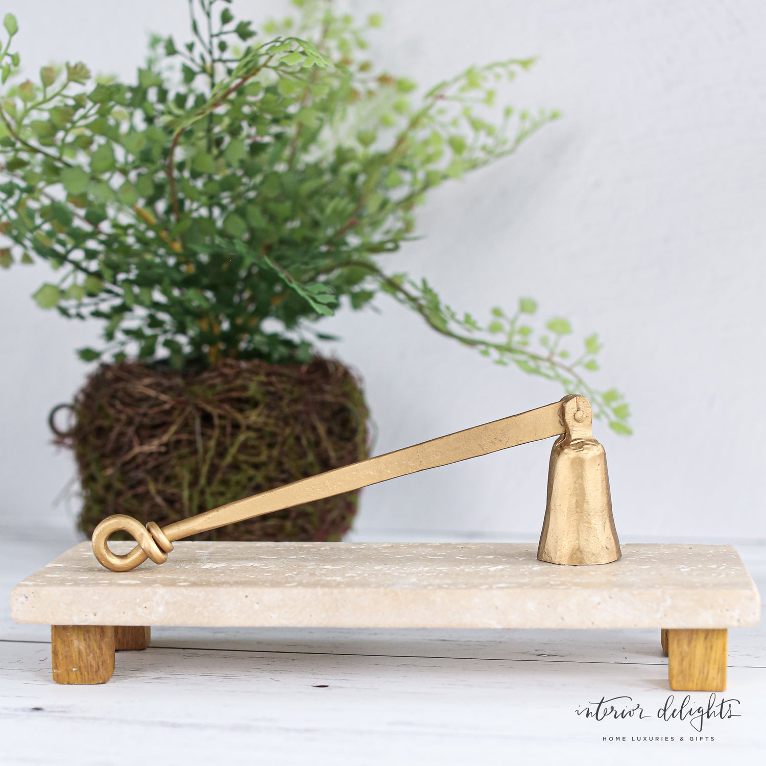 Gold Candle Snuffer