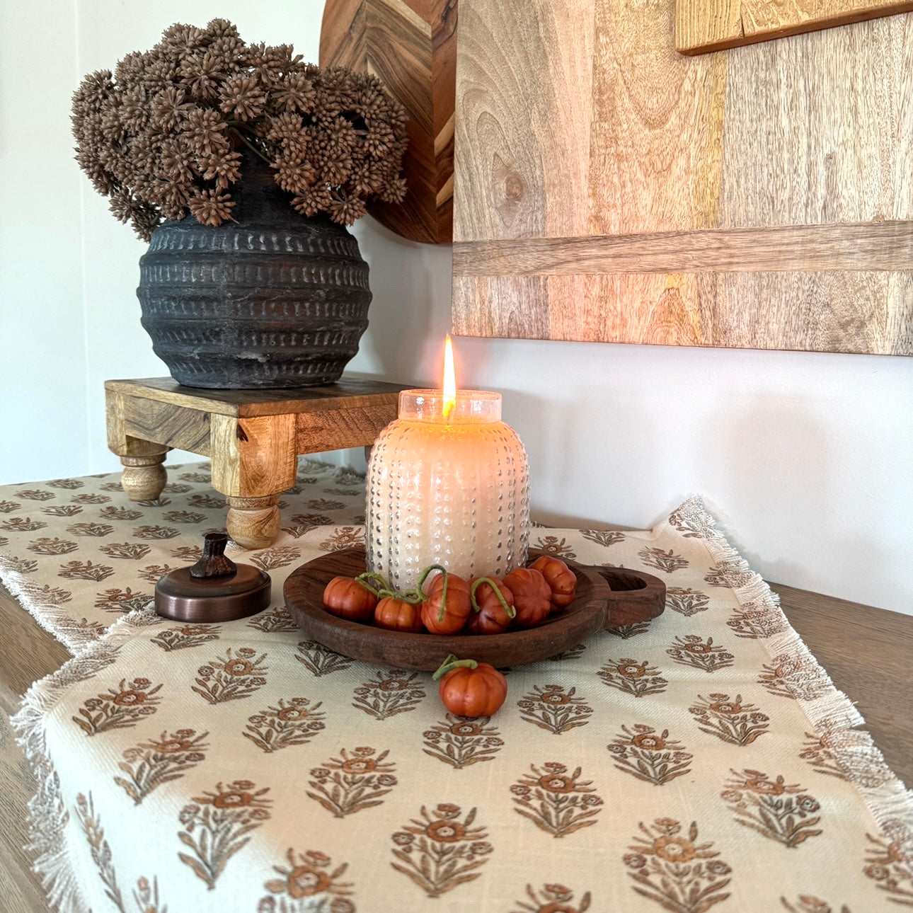 Block Print Table Runner