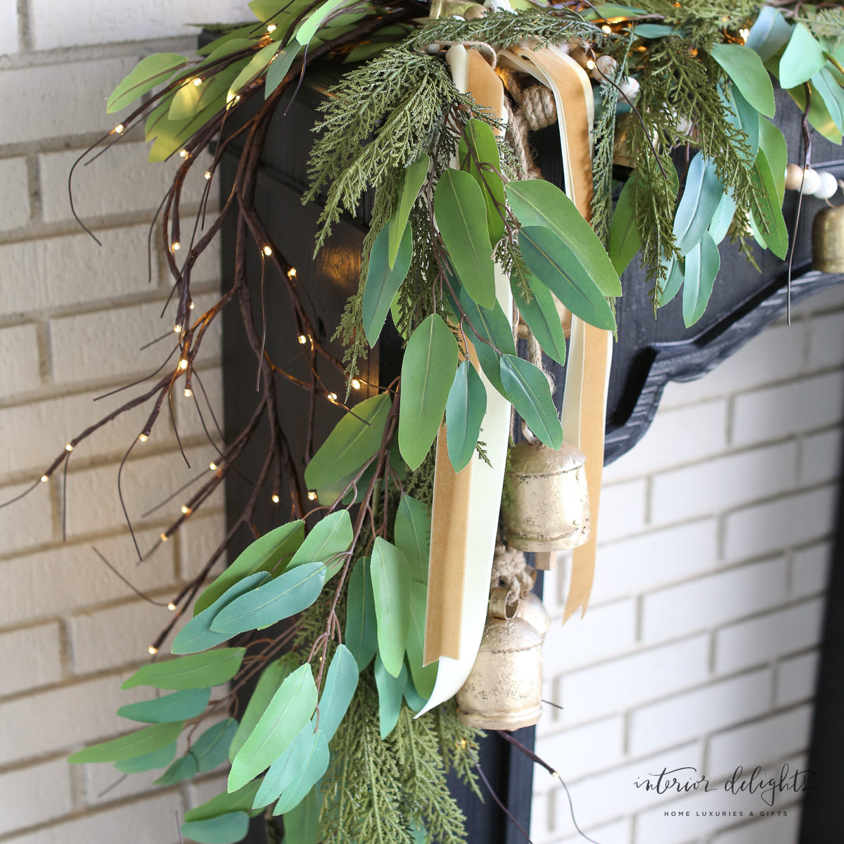 6ft Cedar Eucalyptus Garland-Single, Set of 3 or Set of 6