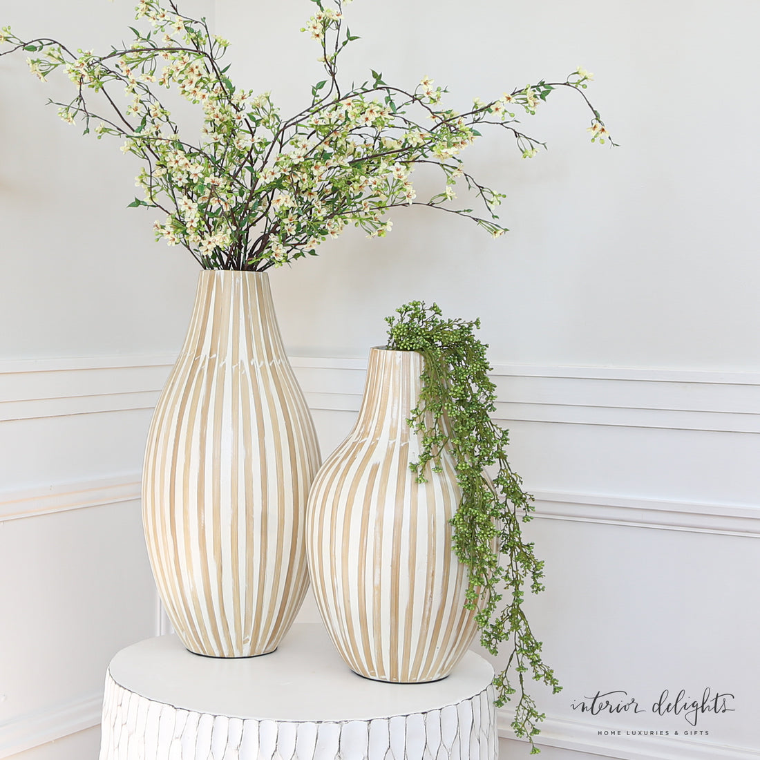 Natural Vases Set of 2