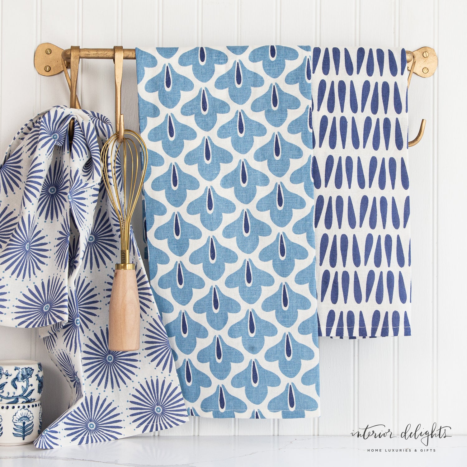 Blue Design Kitchen Towels- Assorted