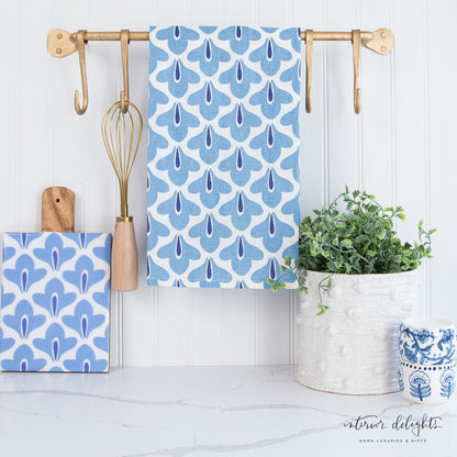 Blue Design Kitchen Towels- Assorted