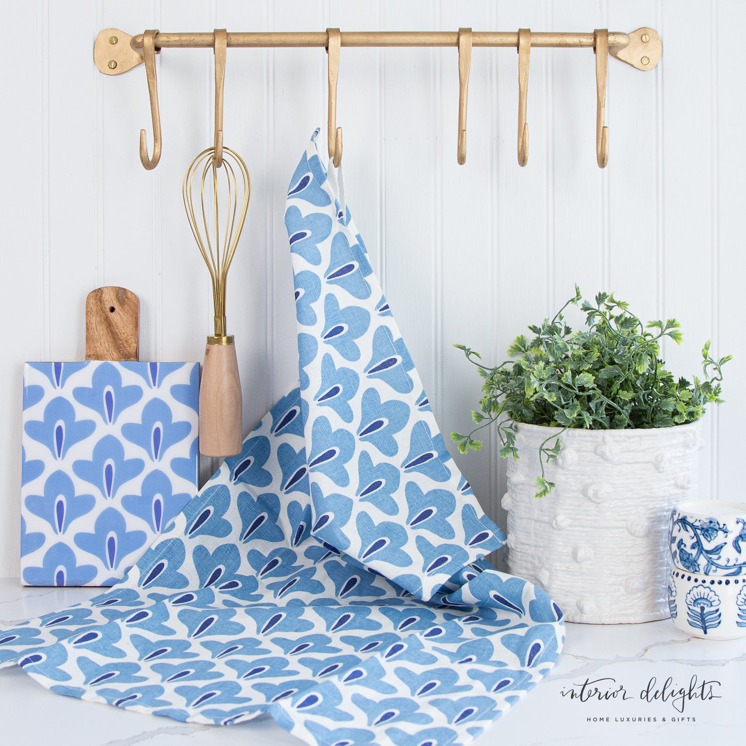 Blue Design Kitchen Towels- Assorted