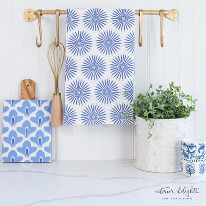 Blue Design Kitchen Towels- Assorted