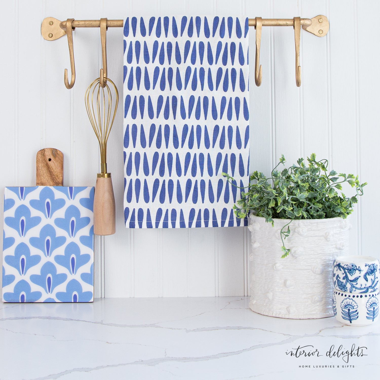 Blue Design Kitchen Towels- Assorted