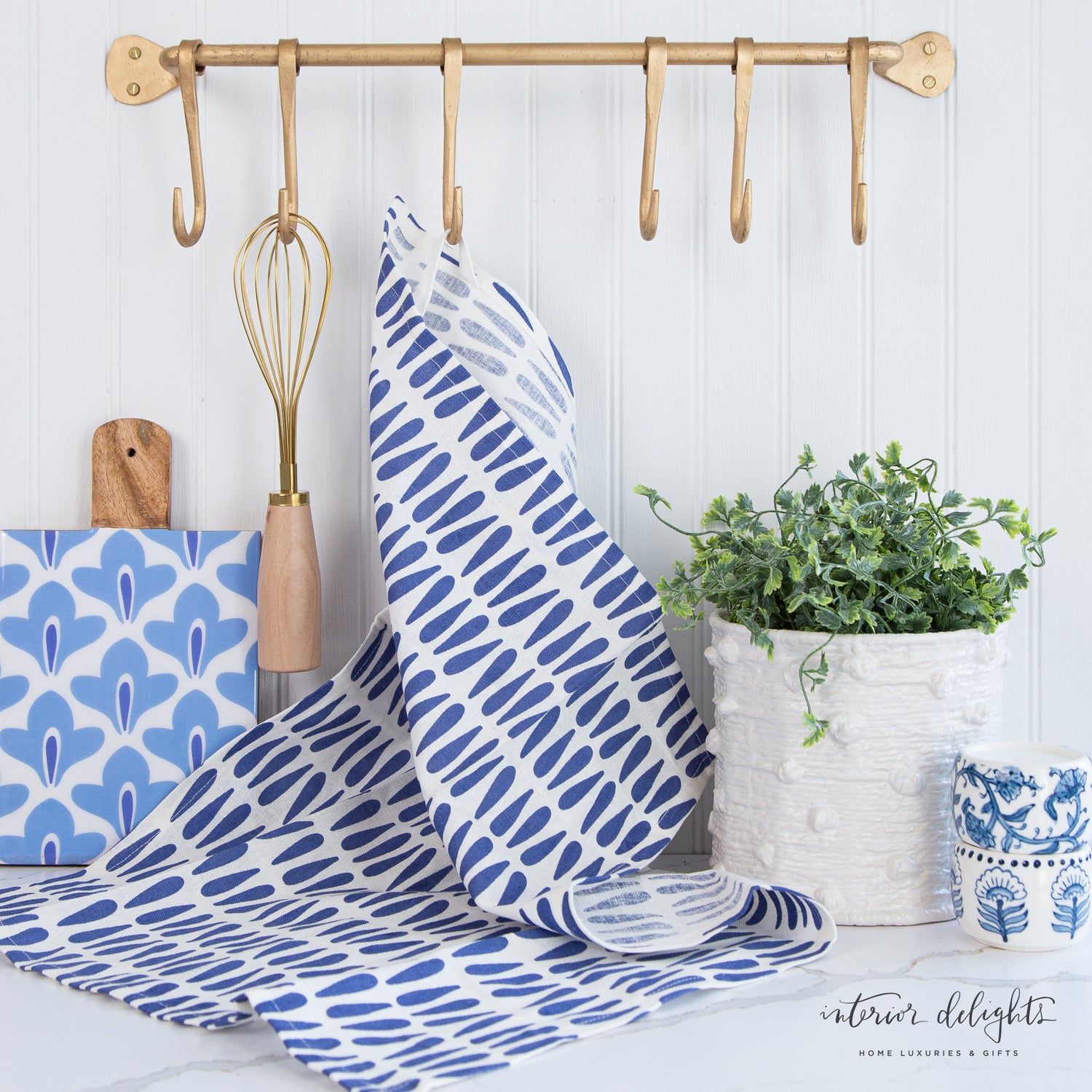 Blue Design Kitchen Towels- Assorted