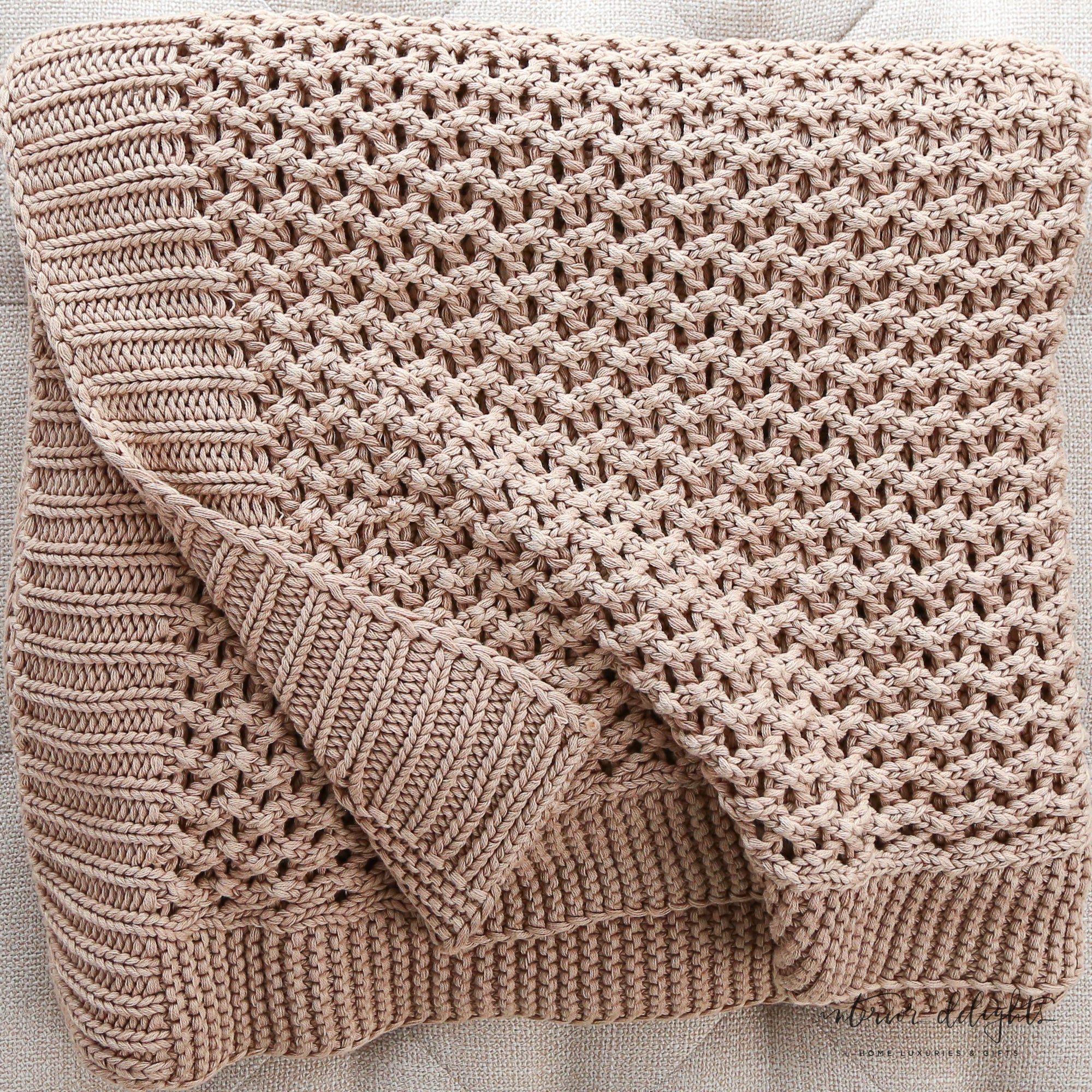 Chunky Knit Throw- Autumn