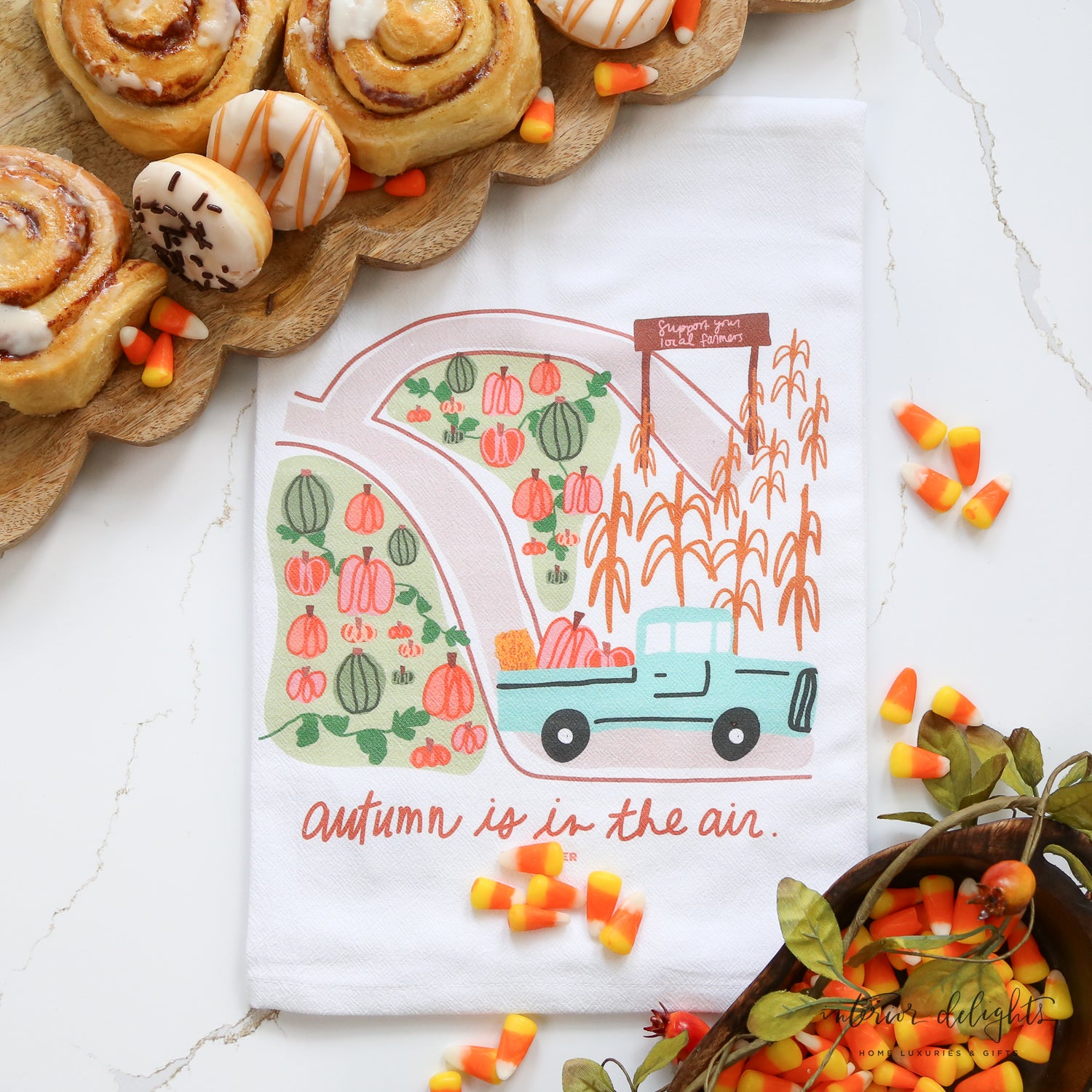 Flour Sack Towel- Autumn is in the Air