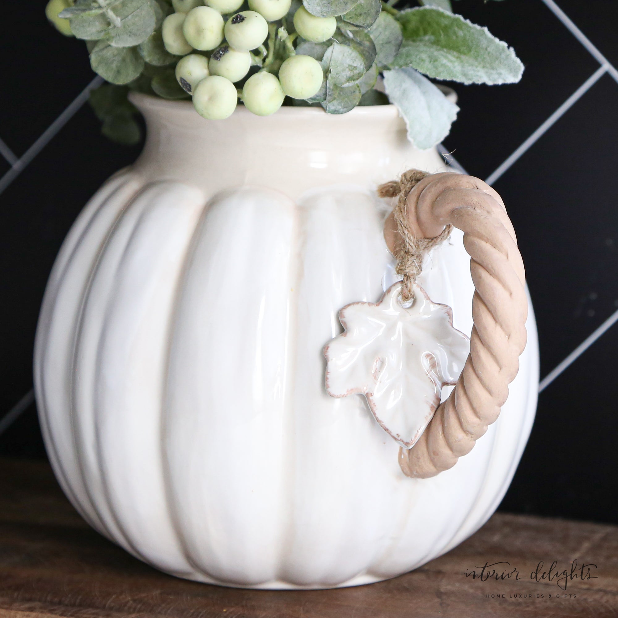 White Pumpkin Pitcher