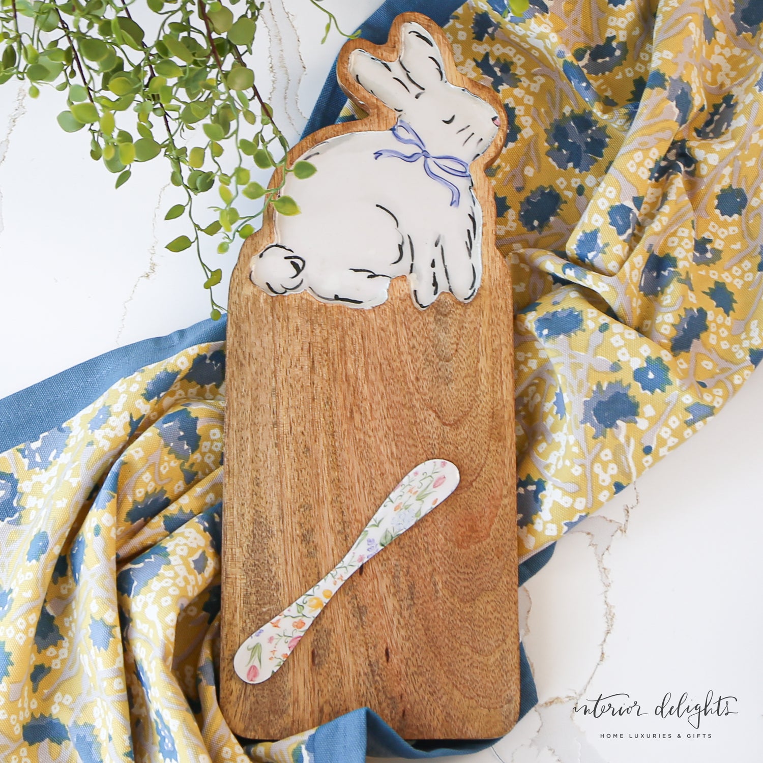 Bunny Cheese Board Set