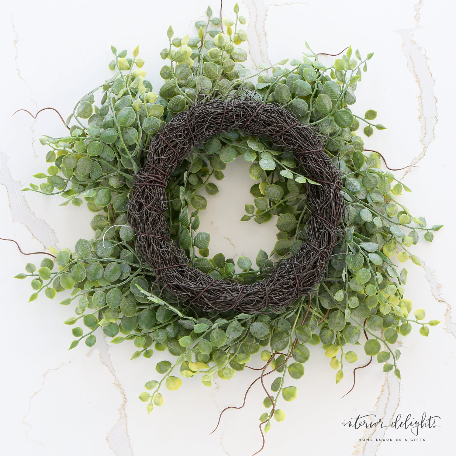 Cherub Vine Candle Ring-13in