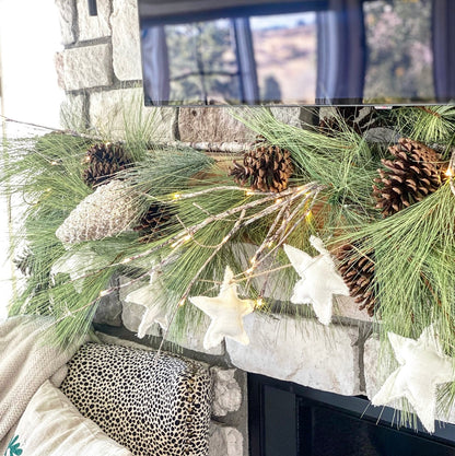 Pine Garland with Cones - Interior Delights