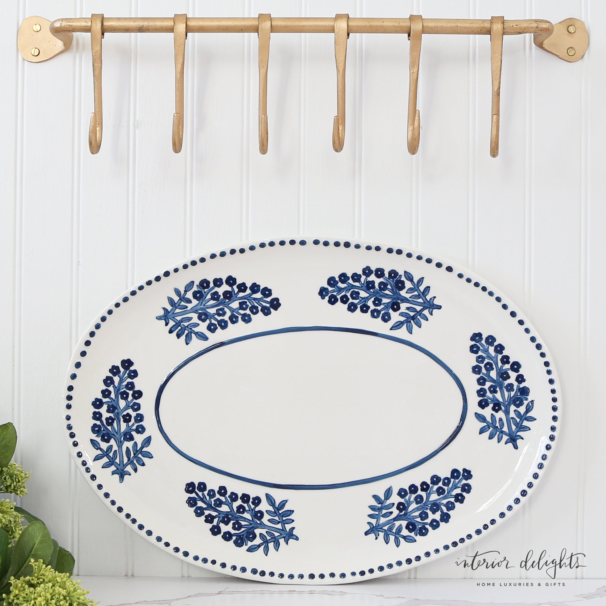 Block Print Platter