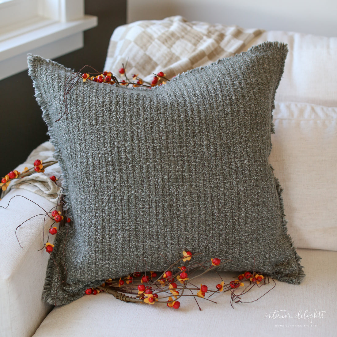 Charcoal Texture Pillow