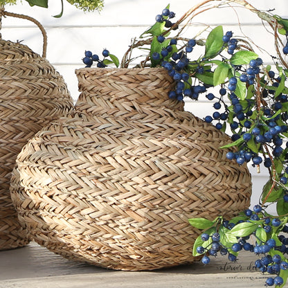 Seagrass Basket Vases-Choose your size