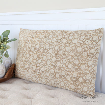 Sandy Floral Pillow