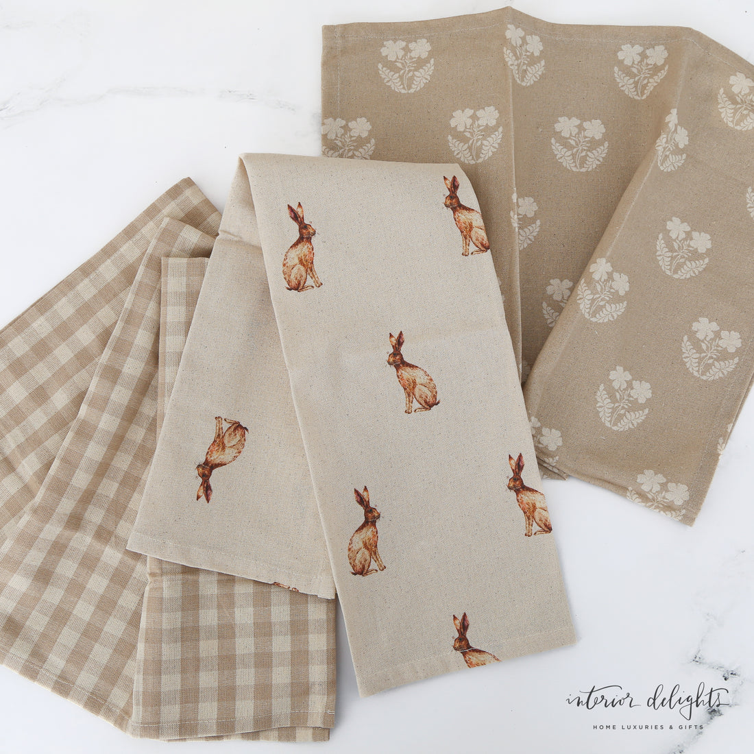 Neutral Tea Towels- Set of 3