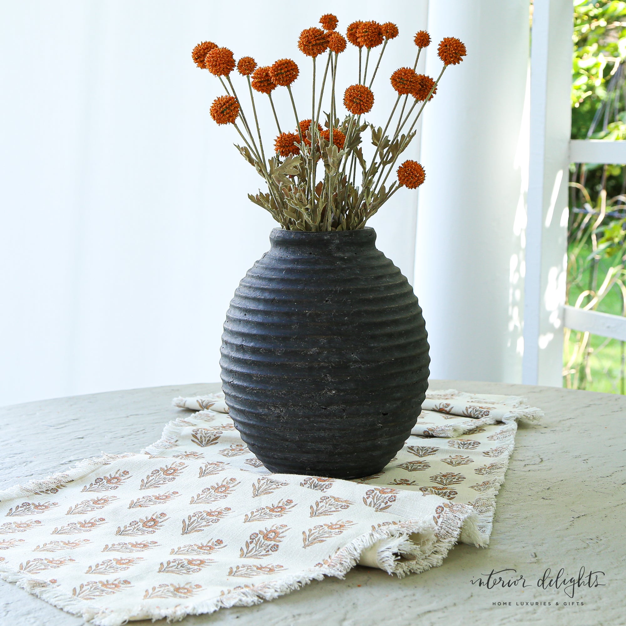 Block Print Table Runner