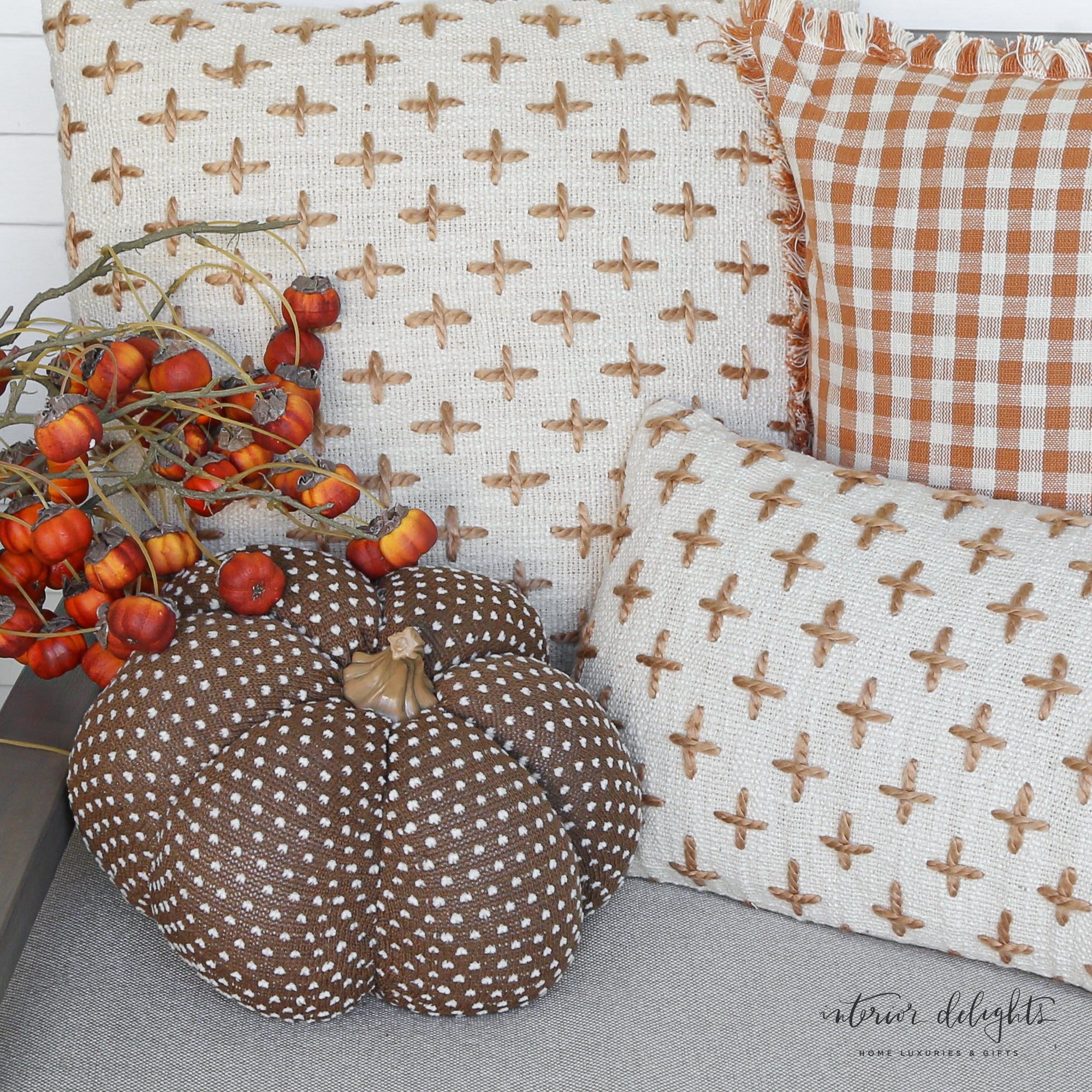 Knit Pumpkins- 3 Assorted Styles