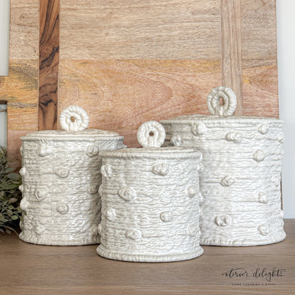 Knotted Canister Set