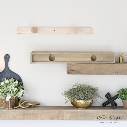 Custom Built  Reclaimed Floating Shelves