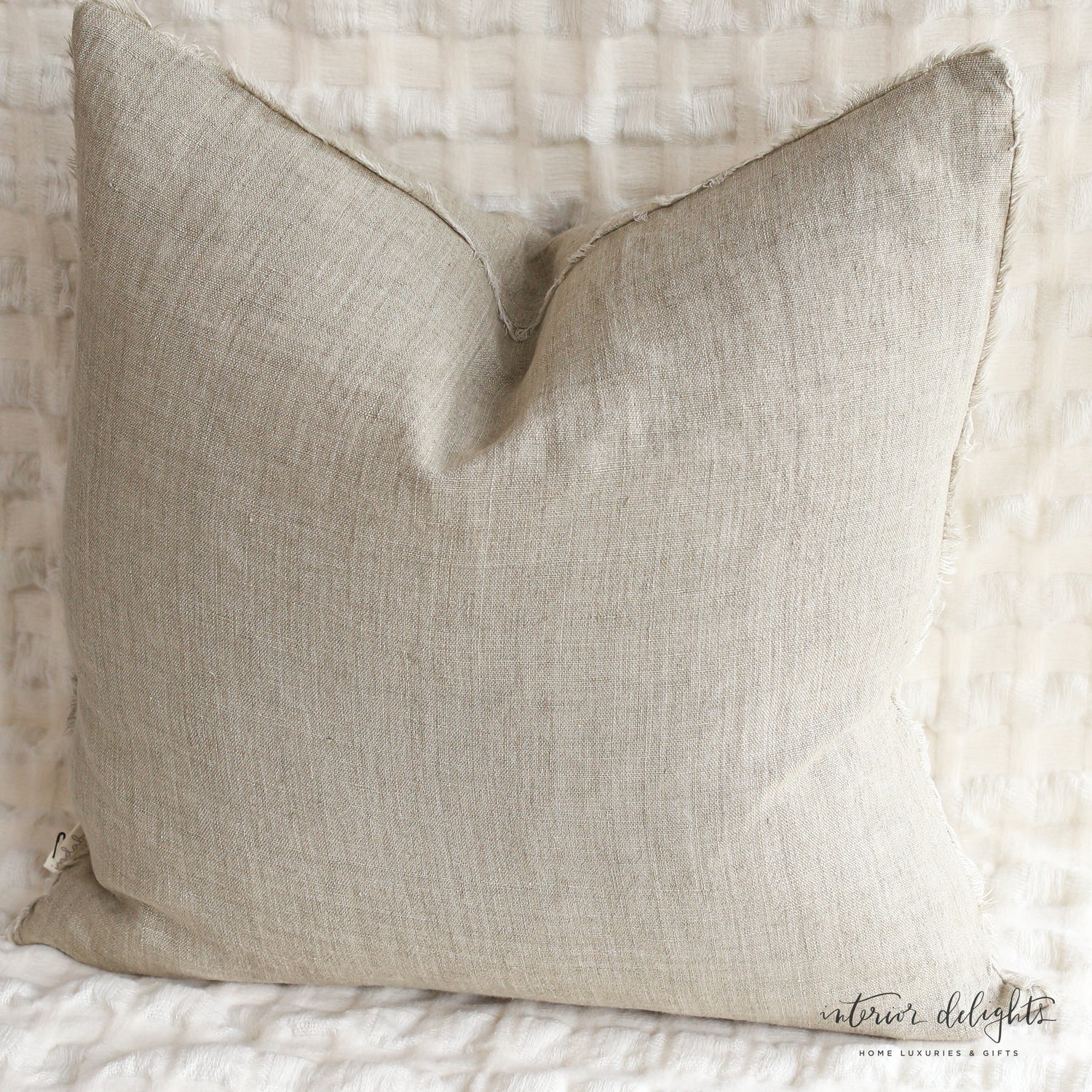 Lina Linen Pillow- 20x20- Sand-FINAL SALE