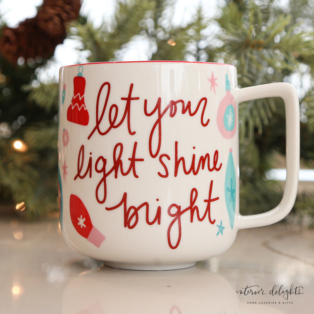 Let Your Light Shine Christmas Mug