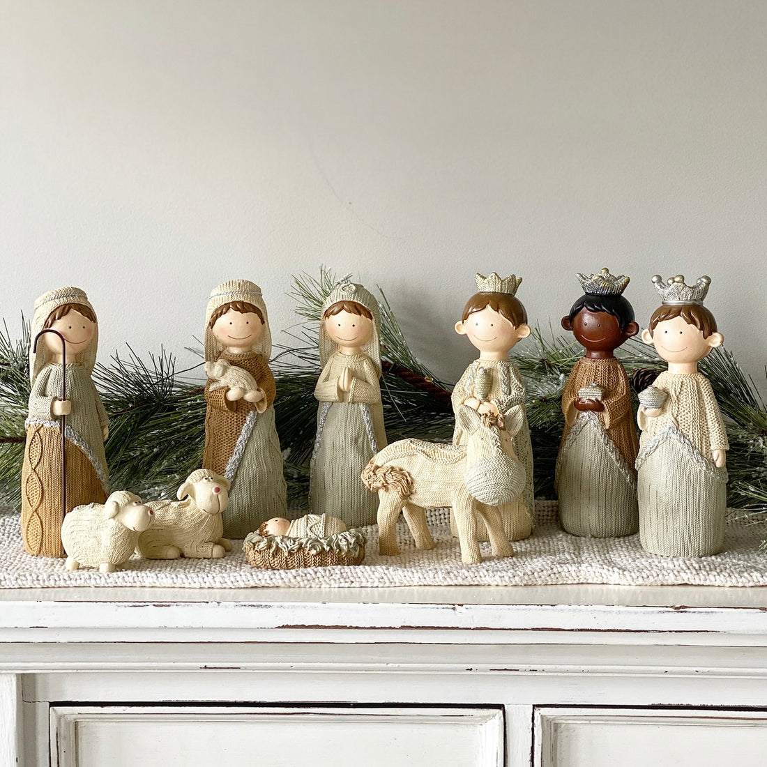 11 pc Full Sized Nativity Set